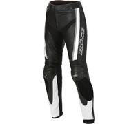 Büse Mille Pantalon en cuir de moto, noir-blanc, taille 60 pour homme