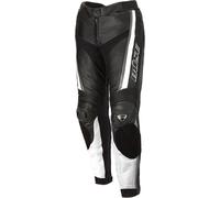 Pantalon combi cuir Büse Mille Femmes blanc 21
