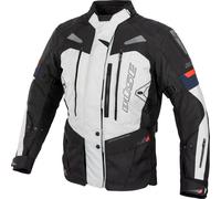Büse Monterey, veste textile imperméable pour femmes 36 Noir/Gris Clair/Bleu Noir/Gris Clair/Bleu