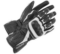 Büse Pit Lane Gants de dames, Noir/Blanc, Taille 8