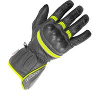 Büse Pit Lane Gants de dames, noir-jaune, taille S pour femmes
