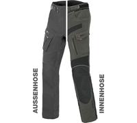 Büse Porto, pantalon en textile imperméable 25 Gris/Noir Gris/Noir