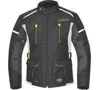 BÜSE Rider veste textile de moto pour enfants imperméable, noir-jaune, taille 3XL 58 60 pour des gamins