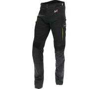 Büse Storm, pantalon textile imperméable 52 Noir/Jaune Néon Noir/Jaune Néon