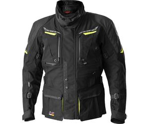 Büse Storm, veste textile imperméable 56 Noir/Jaune Néon Noir/Jaune Néon