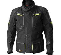 Büse Storm, veste textile imperméable pour femmes 40 Noir/Jaune Néon Noir/Jaune Néon