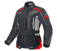Büse Torino II Veste textile de moto pour dames, noir-rouge, taille 46 pour femmes