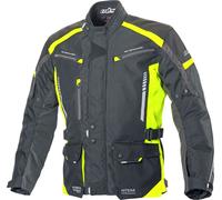 Büse Torino II Veste textile de moto, noir-jaune, taille 4XL pour homme