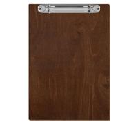 Bütic - Classeur à anneaux en bois coloré - Pour DIN A3 A4 A5 - En contreplaqué de bouleau de 3 mm et scellé avec un vernis transparent résistant - Format : A5 haut - Couleur : châtaignier