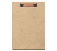 Bütic GmbH Bütic - Porte-bloc en bois MDF/HDF - Format : A4 haut - Pince : pince en cuivre