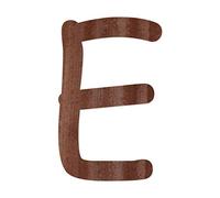 Bütic GmbH Comic sans MS Lettres en Bois véritable avec Inscription Comic sans MS, Bois, Großes E, 20 cm