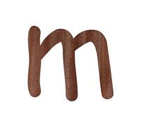 Bütic GmbH Comic sans MS Lettres en Bois véritable avec Inscription Comic sans MS, Bois, Kleines M, 20 cm