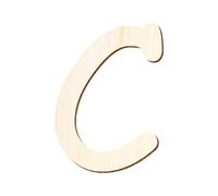 Bütic GmbH Lettres en bois Comic Sans MS - Texte au choix - Lettres : C - Taille : 5 cm