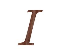Bütic GmbH Lettres en placage de bois - MT - Lettres en placage de bois foncé de 0,6 mm - Taille au choix : 20 cm - Lettres : grande I