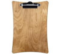 Bütic Porte-bloc concave en bois de bouleau rustique pour DIN A3 A4 A5 A6 en contreplaqué de bouleau de 3 mm et scellé avec un vernis transparent résistant