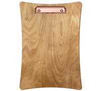 Bütic Porte-bloc concave en bois de bouleau rustique pour DIN A3, A4, A5, A6, en contreplaqué de bouleau de 3 mm et scellé avec un vernis transparent résistant