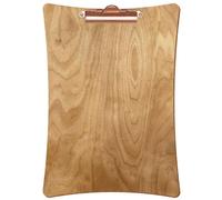 Bütic Porte-bloc concave en bois de bouleau rustique pour DIN A3 A4 A5 A6 en contreplaqué de bouleau de 3 mm et scellé avec un vernis transparent résistant