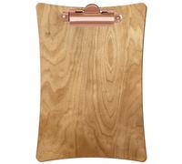 Bütic Porte-bloc concave en bois de bouleau rustique pour DIN A3 A4 A5 A6 en contreplaqué de bouleau de 3 mm et scellé avec un vernis transparent résistant