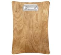 Bütic Porte-bloc concave en bois de bouleau rustique pour DIN A3 A4 A5 A6 en contreplaqué de bouleau de 3 mm et scellé avec un vernis transparent résistant