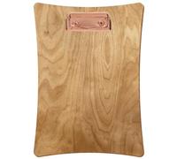 Bütic Porte-bloc concave en bois de bouleau rustique pour DIN A3, A4, A5, A6, en contreplaqué de bouleau de 3 mm et scellé avec un vernis transparent résistant