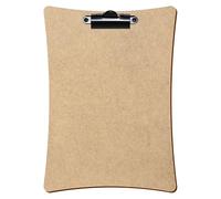 Bütic Porte-bloc concave en bois MDF/HDF A3 A4 A5 A6, format A5 haut, pince : pince à dents noire