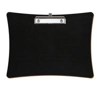 Bütic - Porte-bloc concave en bois - Noir - Pour DIN A3, A4, A5, A6 - En contreplaqué de bouleau de 3 mm et scellé avec un vernis transparent résistant