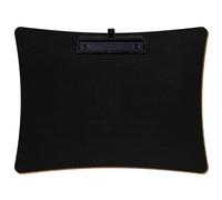 Bütic - Porte-bloc concave en bois - Noir - Pour DIN A3, A4, A5, A6 - En contreplaqué de bouleau de 3 mm et scellé avec un vernis transparent résistant