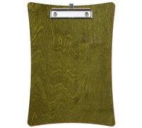 Bütic - Porte-bloc concave en bois - Vert olive - Pour DIN A3, A4, A5, A6 - En contreplaqué de bouleau de 3 mm et scellé avec un vernis transparent résistant