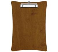 Bütic Porte-bloc concave en teck pour DIN A3, A4, A5, A6, en contreplaqué de bouleau de 3 mm et scellé avec un vernis transparent résistant