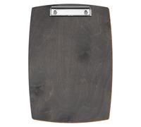 Bütic - Porte-bloc convexe en bois - Gris - Pour DIN A3, A4, A5, A6 - En contreplaqué de bouleau de 3 mm et scellé avec un vernis transparent résistant