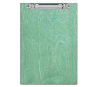 Bütic - Porte-bloc en bois de bouleau de 3 mm - Scellé avec un vernis transparent résistant - Pour format A3 A4 A5 - Couleur : vert menthe