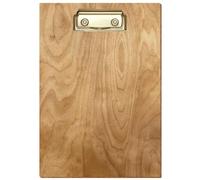 Bütic - Porte-bloc en bois de bouleau - Forme standard - Rustique - Pour DIN A3 A4 A5 A6 - En contreplaqué de bouleau de 3 mm et scellé avec un vernis transparent résistant - Format : A5 - Pince :
