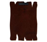 Bütic Porte-bloc en bois de noyer foncé pour DIN A3 A4 A5 A6 en contreplaqué de bouleau de 3 mm scellé avec vernis transparent résistant, format : A3 haut, pince : pince à étrier, porte-stylo noir