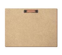 Bütic - Porte-bloc en bois MDF/HDF - Format : A3 paysage - Pince : pince en cuivre