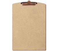 Bütic - Porte-bloc en bois MDF/HDF - Forme de segment - Pour A3 A4 A5 A6 - Format : A4 - Haut - Pince : pince à dents en cuivre