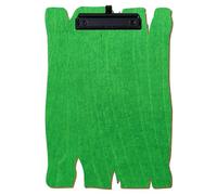 Bütic - Porte-bloc en bois vert clair - Pour DIN A3 A4 A5 A6 - En contreplaqué de bouleau de 3 mm et scellé avec un vernis transparent résistant - Format : A4 - Pince : pince à étrier - Porte-stylo