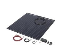 BÜTTNER DOMETIC MT 340-2 FLQ Système solaire complet, 340 Wp, 2 modules, noir, 2 x 98 x 98 cm, 11 kg, avec régulateur solaire MPPT