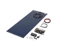 BÜTTNER DOMETIC Système solaire complet MT 150 FL, 150 Wp, noir, MPPT Bluetooth, 2 × 54 × 138,2 cm, 6 kg
