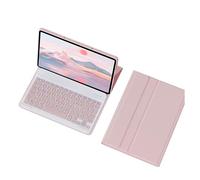 Bueuwe Coque Clavier pour Honor Tab V7 Pro 11 Pouces, Clavier Bluetooth sans Fil Amovible, Housse de Protection Fine,Soft Pink