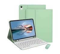 Bueuwe Coque Clavier pour iPad Mini 5e et 4e génération, 7,9 Pouces, Clavier Bluetooth sans Fil Amovible,Souris Bluetooth,Fresh Green
