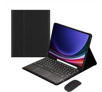 Bueuwe Étui avec Clavier pour Samsung Galaxy Tab S10 Fe Plus 13,1 Pouces 2025 Modèle (SM-X620 / X626) - Trackpad Multi-Touch, Clavier sans Fil Amovible - Étui Folio pour Tablette,Noir
