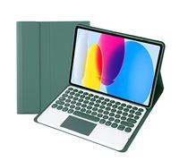 Bueuwe Étui clavier pour Xiaomi Pad 5/5 Pro, clavier magnétique amovible avec pavé tactile, support multi-angle, vert foncé