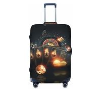 Buewutiry Creative Casino Housse de protection pour bagages de 45,7 à 81,3 cm Lavable, Noir , M