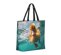 Buewutiry Grand sac fourre-tout pour femme - Sac fourre-tout réutilisable avec fermeture éclair, sac de plage pour femme, sac de natation sous-marin pour maman, adapté pour l'hôpital, la plage, les