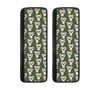 Buewutiry Lot de 2 housses de poignée de porte de réfrigérateur - Housses réglables confortables pour poignée de réfrigérateur motif koala à grands yeux verts et feuilles - Housses pour poignée de