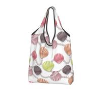 Buewutiry Lot de 3 grands sacs fourre-tout pliables pour femme - Sacs d'épicerie légers et réutilisables avec poignées pour courses, en tissu, pour le travail, la plage, les voyages