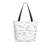 Buewutiry Sac fourre-tout de voyage pour femme - Sac à bandoulière léger avec imprimé équation mathématiques, sac à main d'infirmière, sac à main de plage pour femme, grand sac à main tendance pour