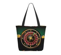Buewutiry Sac fourre-tout de voyage pour femme - Sac à bandoulière léger Casino K - Sac à main pour infirmière, plage - Grand sac à main tendance pour femme avec fermeture éclair