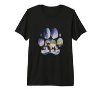Bœuf Musqué Empreinte Hivernale T-Shirt Haut de Gamme