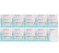 Buf-Puf Éponge régulière du visage 1 Chaque (paquet de 10)